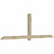 Ekena Millwork Eugene Rough Sawn Timber Gable Bracket, Douglas Fir, 108"W x 36"H x 4"D x 4"F, 8/12 Pitch GBW108X36X0404EUG00RDF - alternate 3